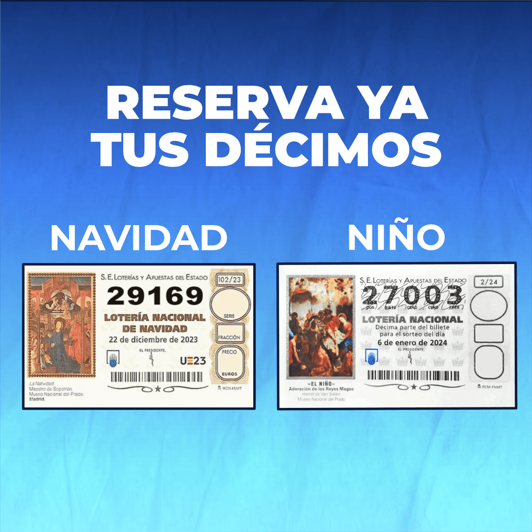 Anuncio Lotería Comisión Fiestas de Zucaina